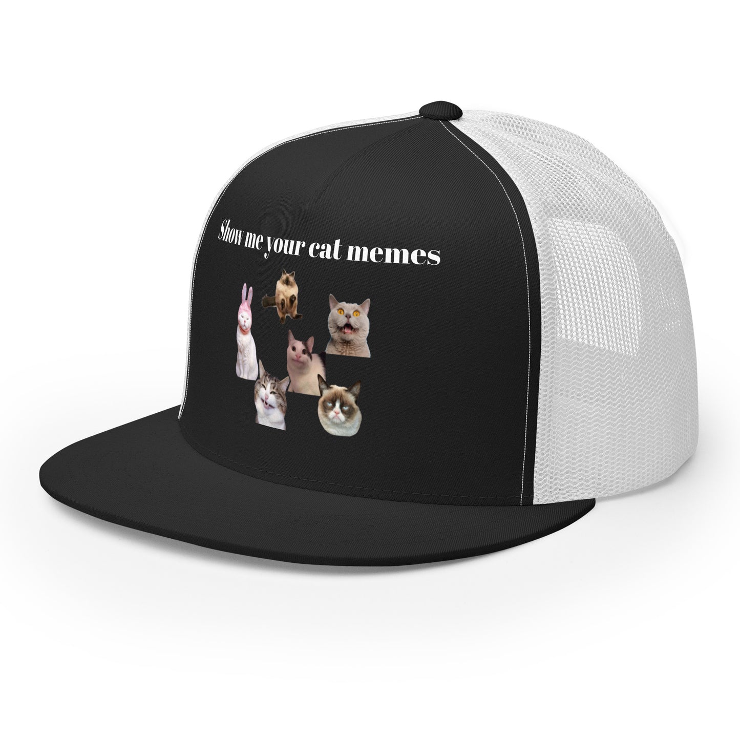 Show Me Your Cat Memes Trucker Cap