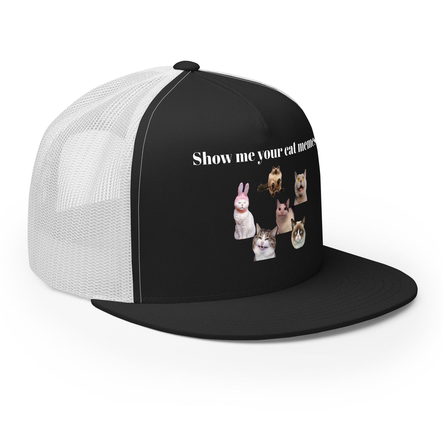 Show Me Your Cat Memes Trucker Cap