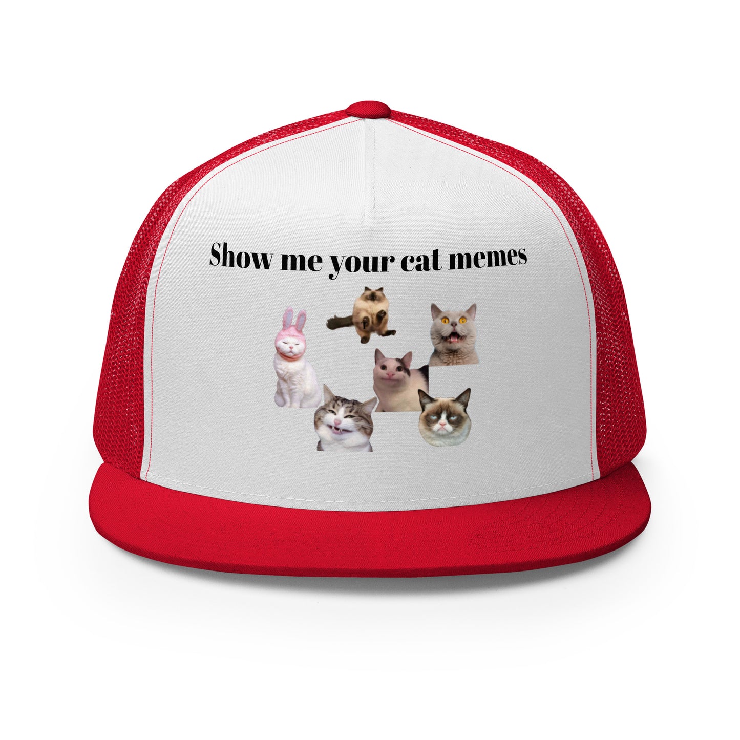 Show Me Your Cat Memes Trucker Cap