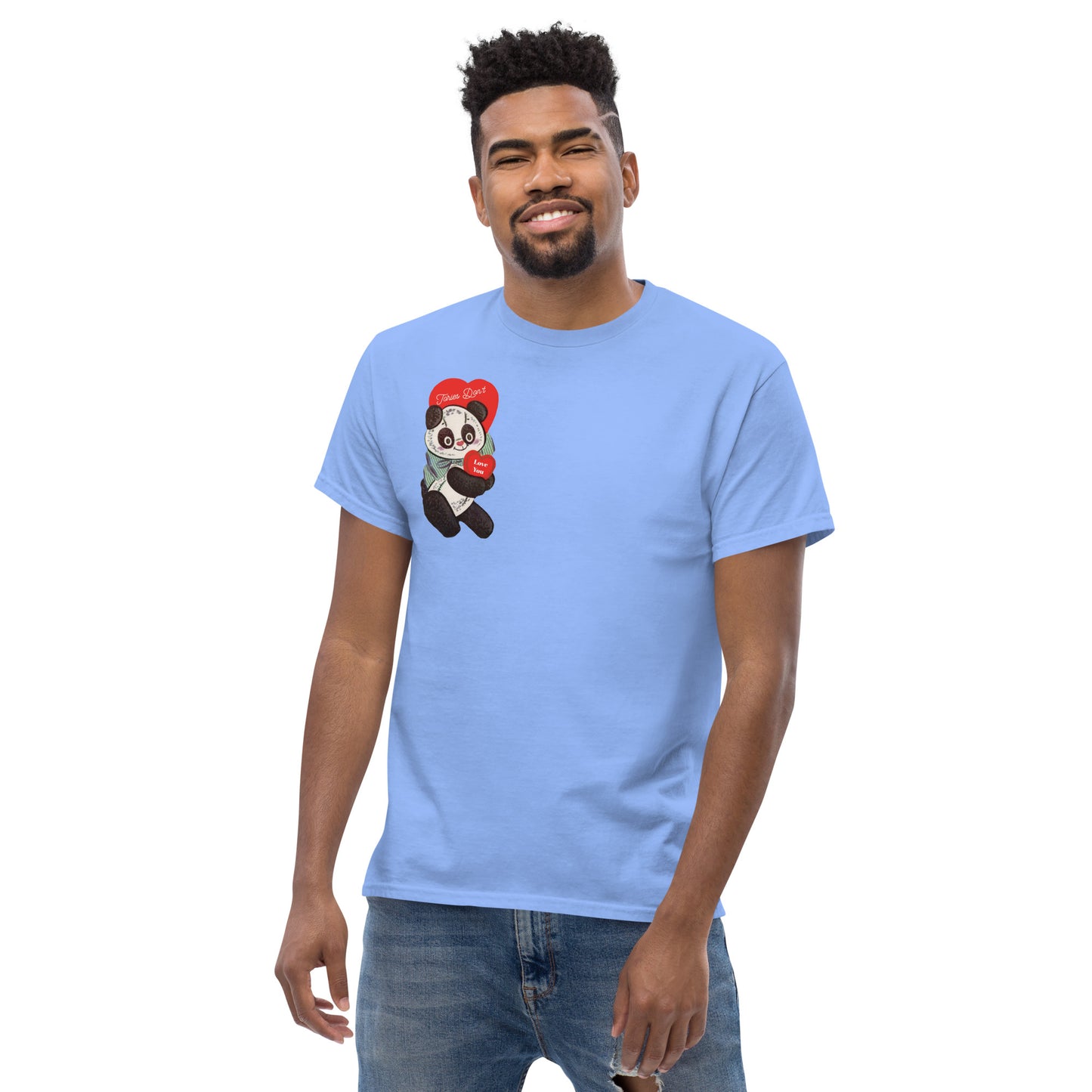 Goldenfux TDLY Panda Heart Unisex classic tee