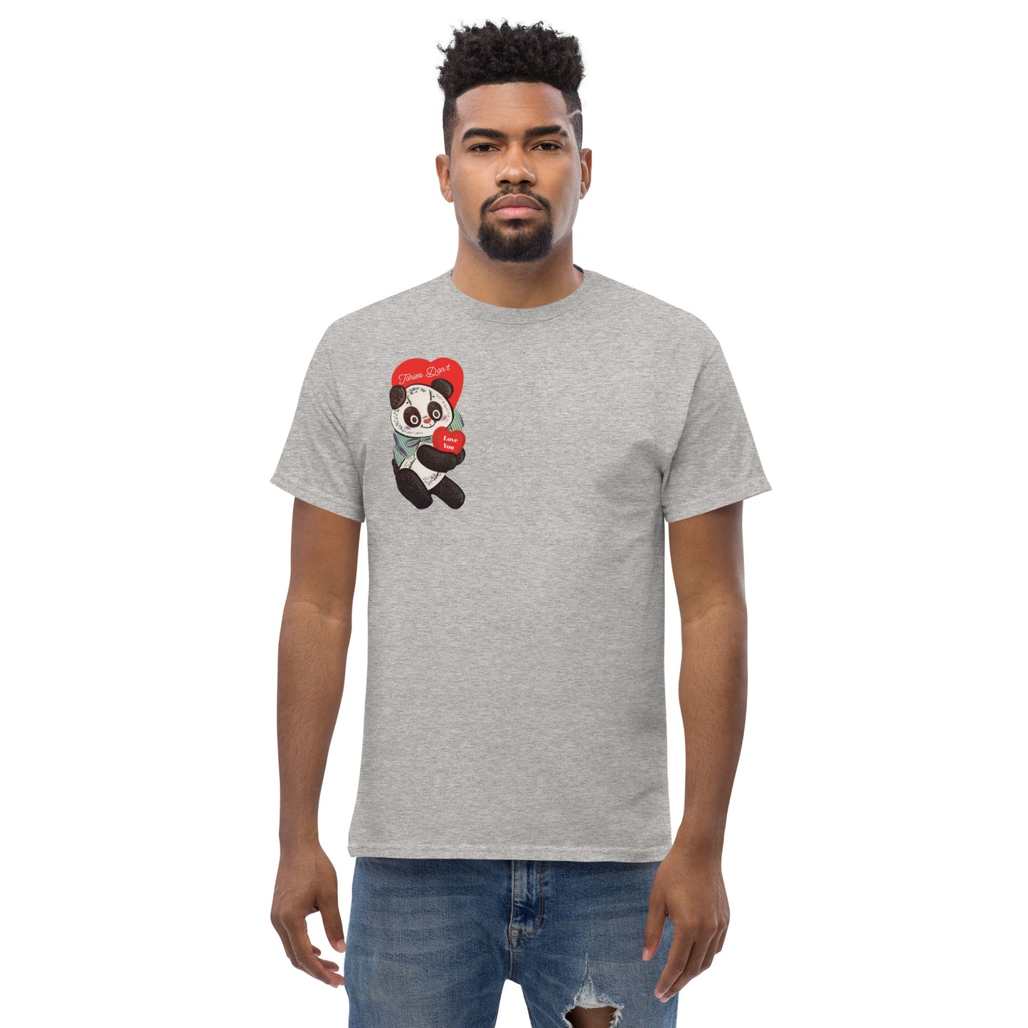 Goldenfux TDLY Panda Heart Unisex classic tee