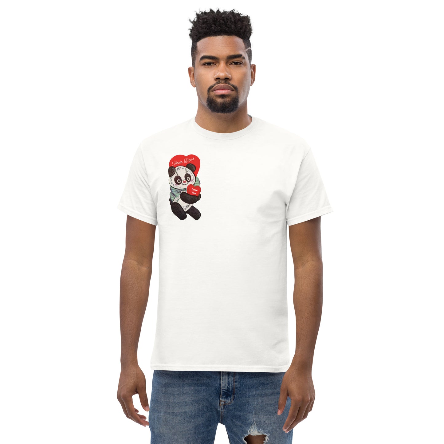 Goldenfux TDLY Panda Heart Unisex classic tee