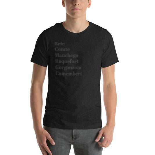 Cheeses Unisex T-shirt