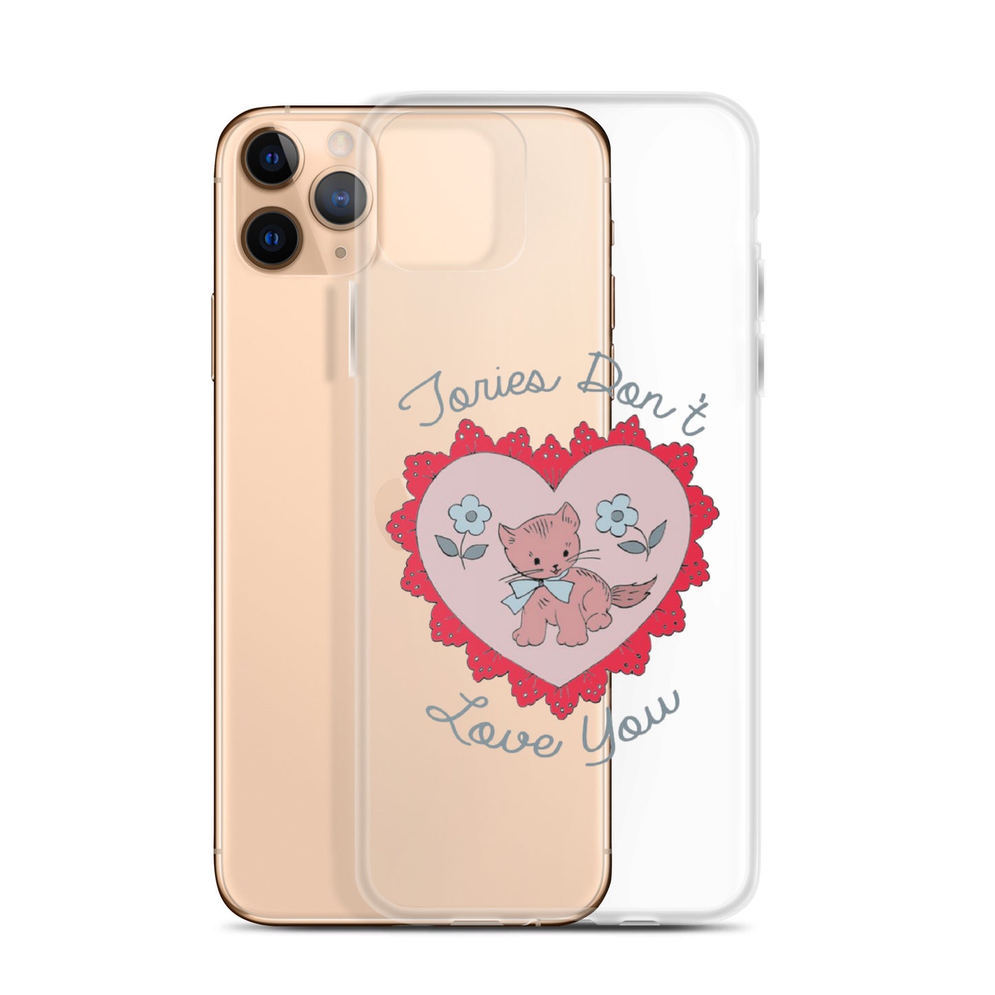 Goldenfux Kitten Heart iPhone Case