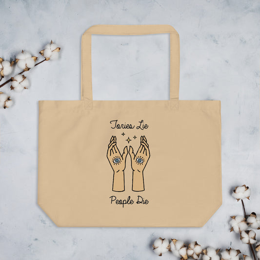 Goldenfux Mystic Hands Large organic tote bag