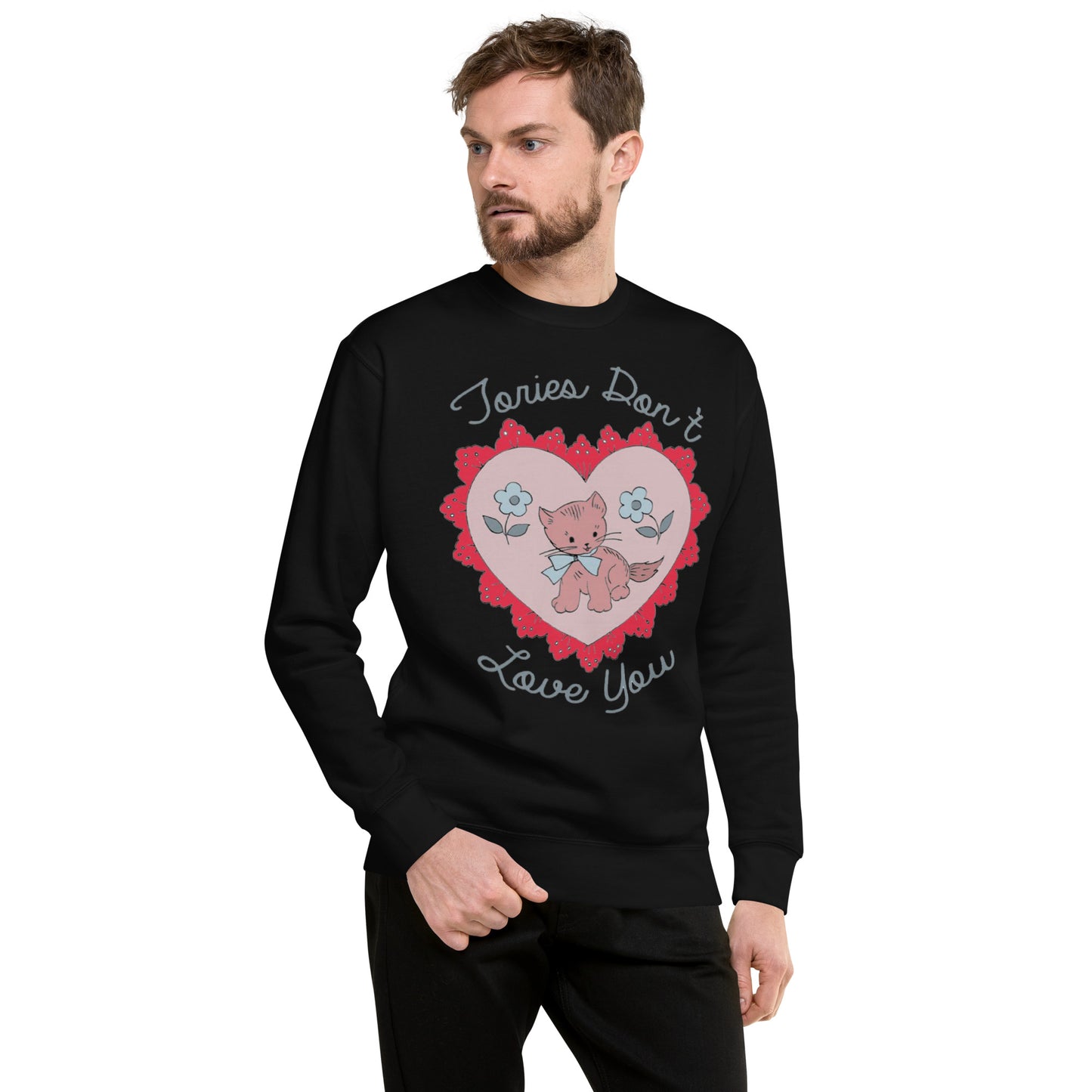 Goldenfux Kitten Heart Unisex Premium Sweatshirt