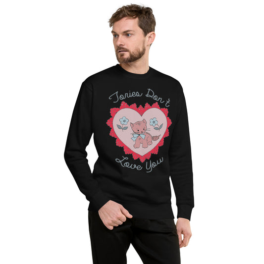 Goldenfux Kitten Heart Unisex Premium Sweatshirt