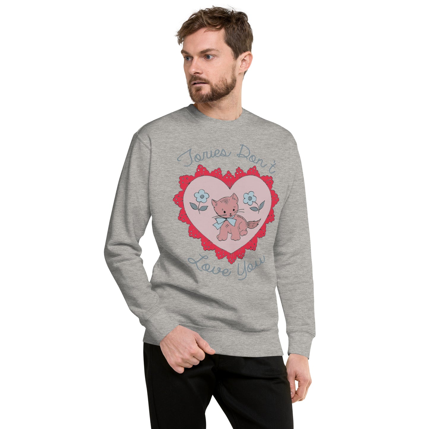 Goldenfux Kitten Heart Unisex Premium Sweatshirt