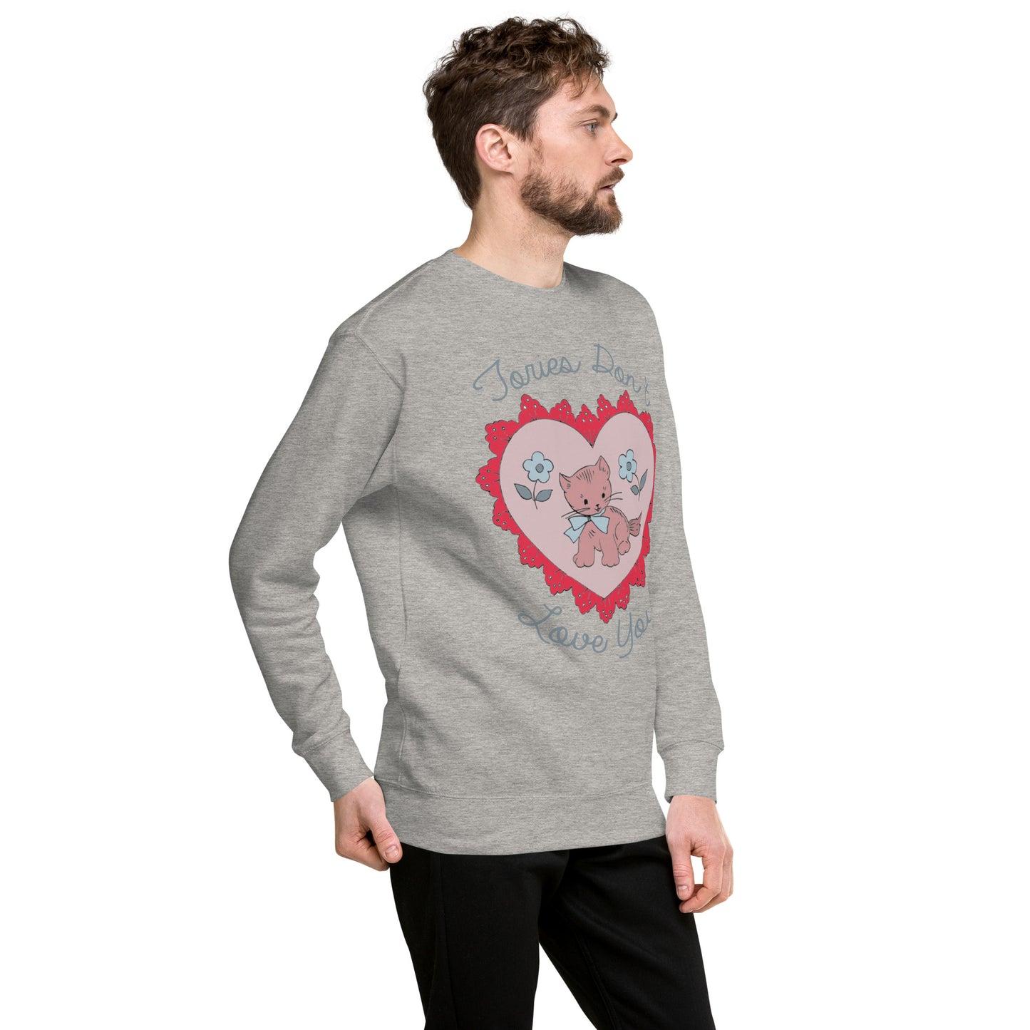 Goldenfux Kitten Heart Unisex Premium Sweatshirt