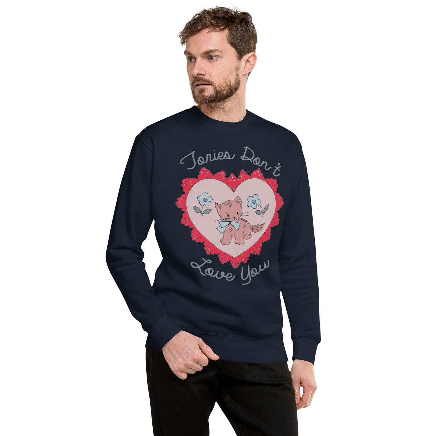 Goldenfux Kitten Heart Unisex Premium Sweatshirt