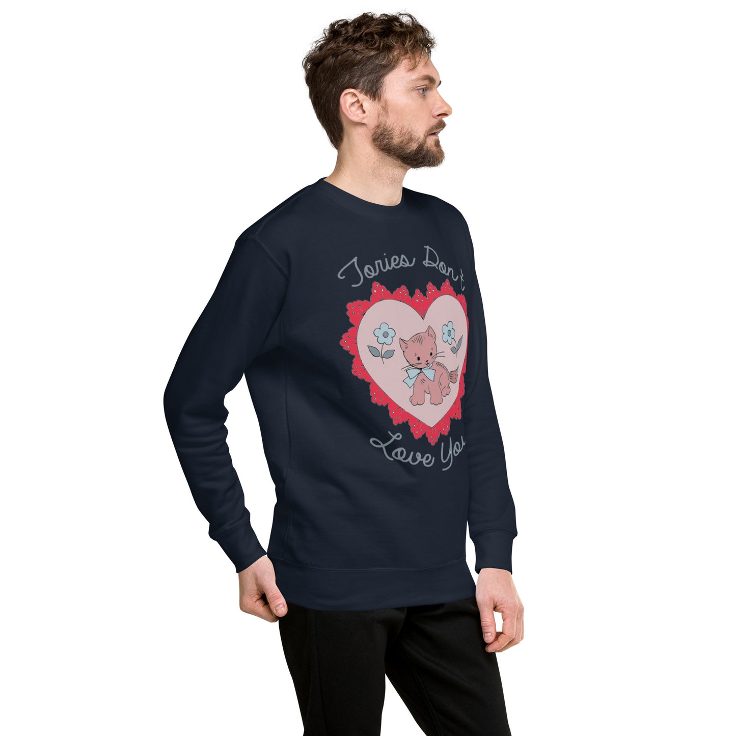 Goldenfux Kitten Heart Unisex Premium Sweatshirt