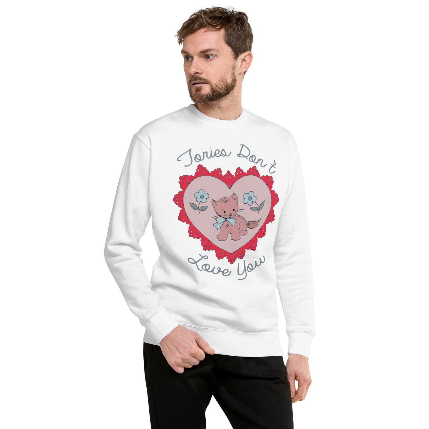 Goldenfux Kitten Heart Unisex Premium Sweatshirt