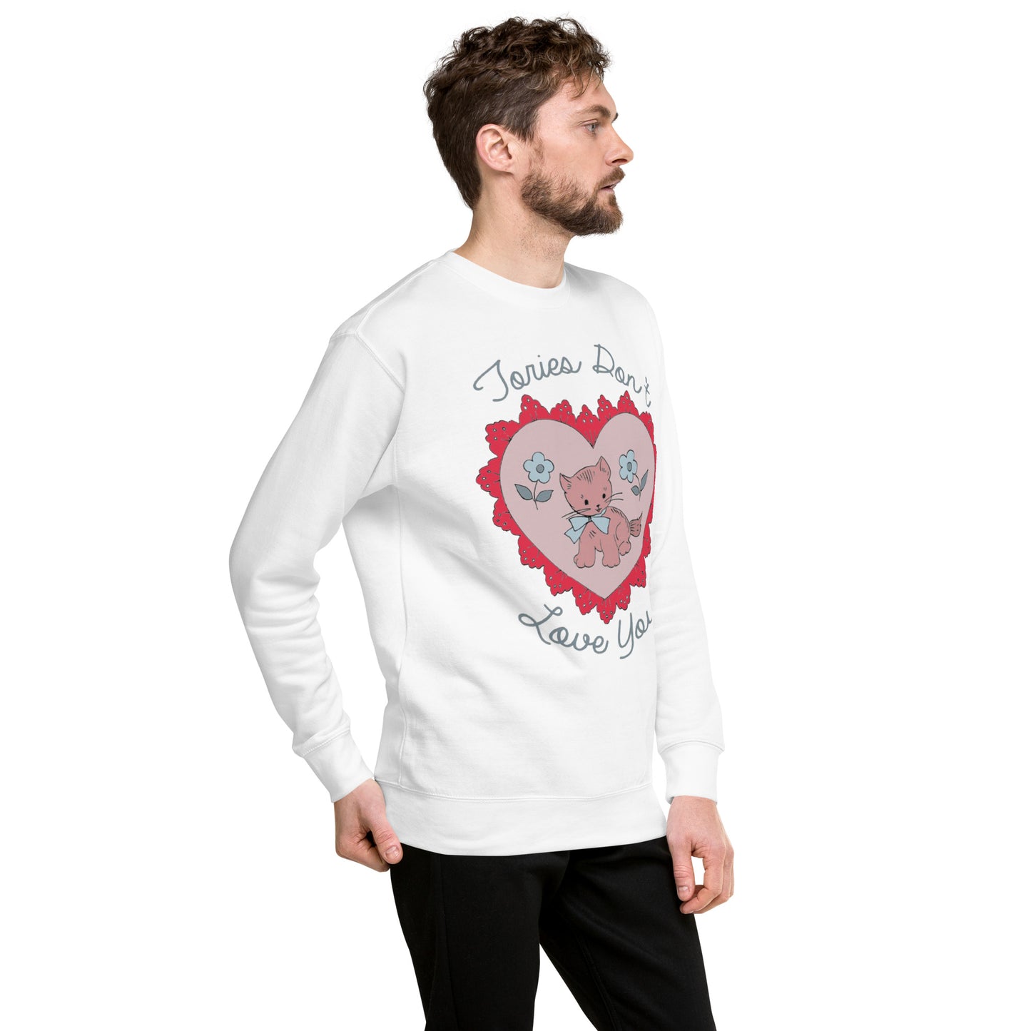 Goldenfux Kitten Heart Unisex Premium Sweatshirt